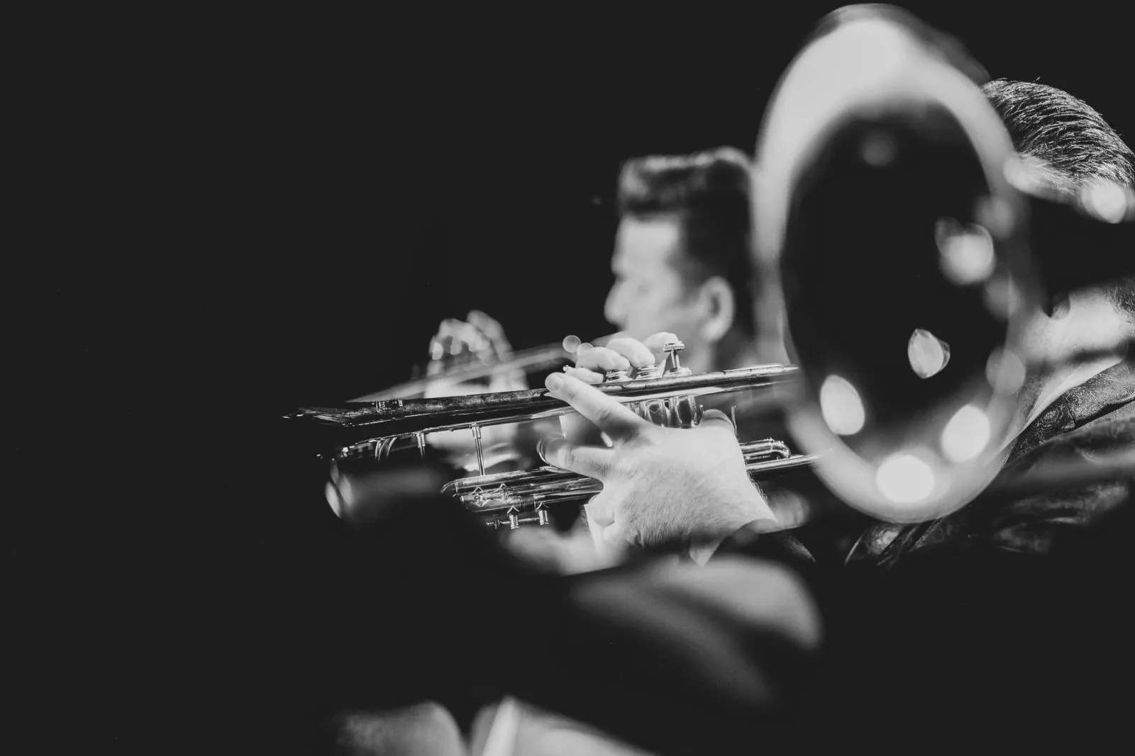 The LEJO horn section playing at Local Edition, San Francisco